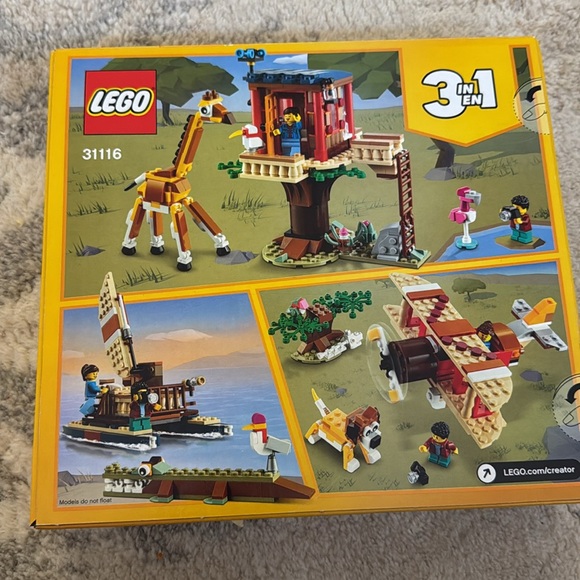 🎉 BRAND NEW 🎉 LEGO Creator 31116 - 3in1 Safari Wildlife Tree House Building Kit - Picture 5 of 7